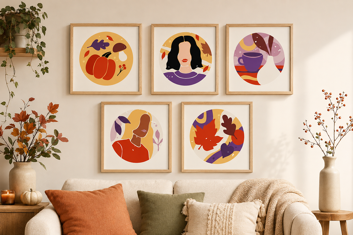 Whimsical Autumn Clipart Bundle, a Seasonal Illustration by Anna Studio (Photo 5 of 12)