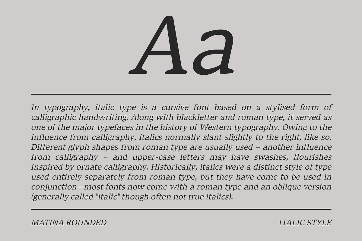 Matina Rounded, a Serif Font by Craft Supply Co. (Photo 8 of 8)