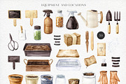 Home Garden watercolor collection, an Illustration by Natalia Fedorova (Thumbnail 3 of 10)