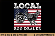 Local Egg Dealer Chicken Farmer SVG, an Illustration by Handy Arts Studio (Thumbnail 1 of 3)