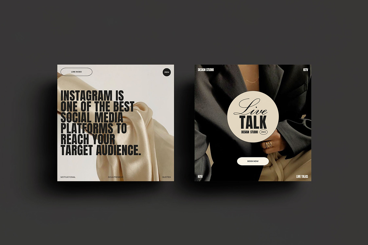 Aesthetic Social Media Template, a Social Media Template by Moscovita Studio (Photo 3 of 29)