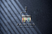 Paint brush vintage style logo, a Branding & Logo Template by SD 22 (Thumbnail 1 of 2)