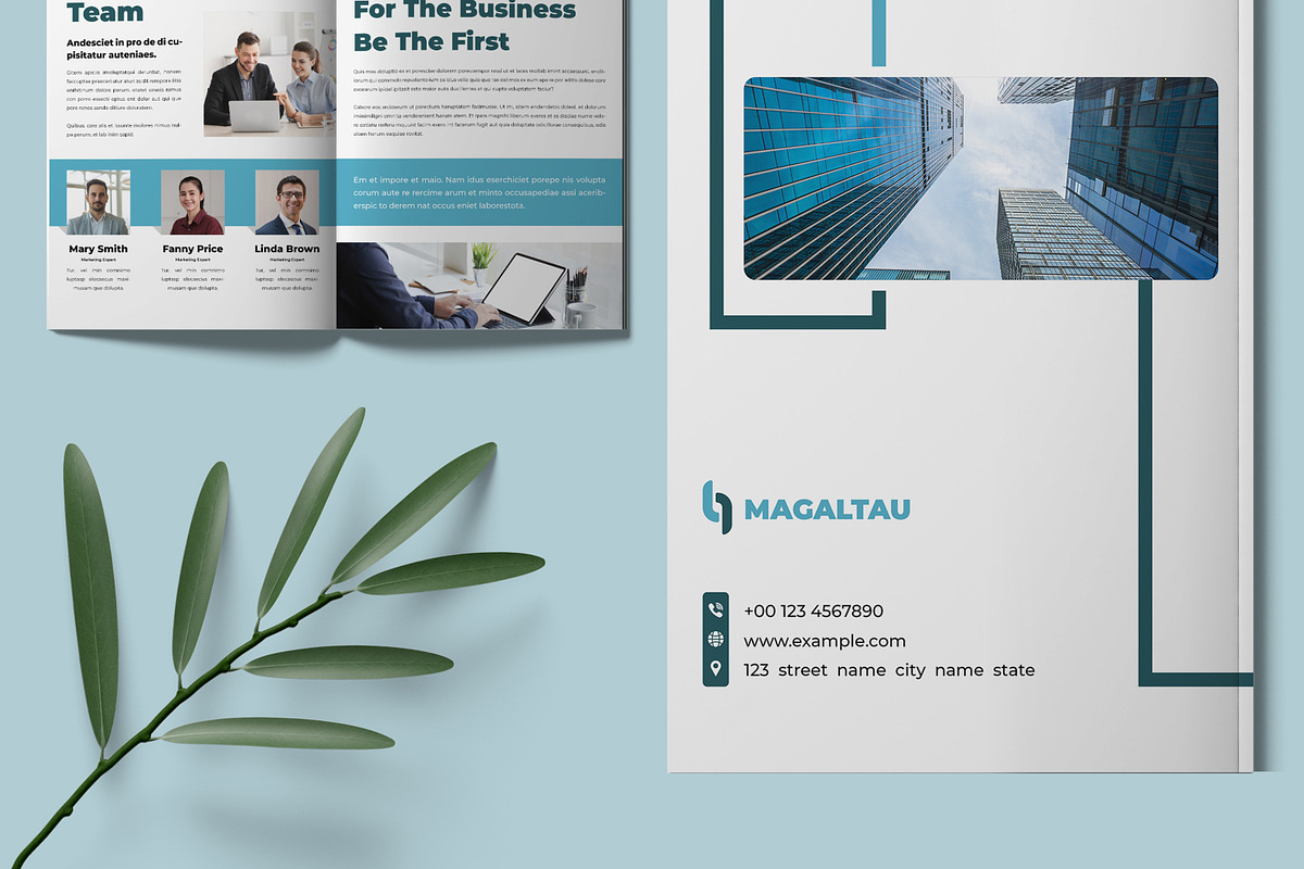 Corporate Magazine Design Layout