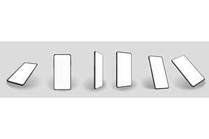 Smartphone mockup with blank, an Object Graphic by Things for designers