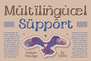 Amigie Vintage, a Sans Serif Font by Craft Supply Co. (Thumbnail 6 of 8)