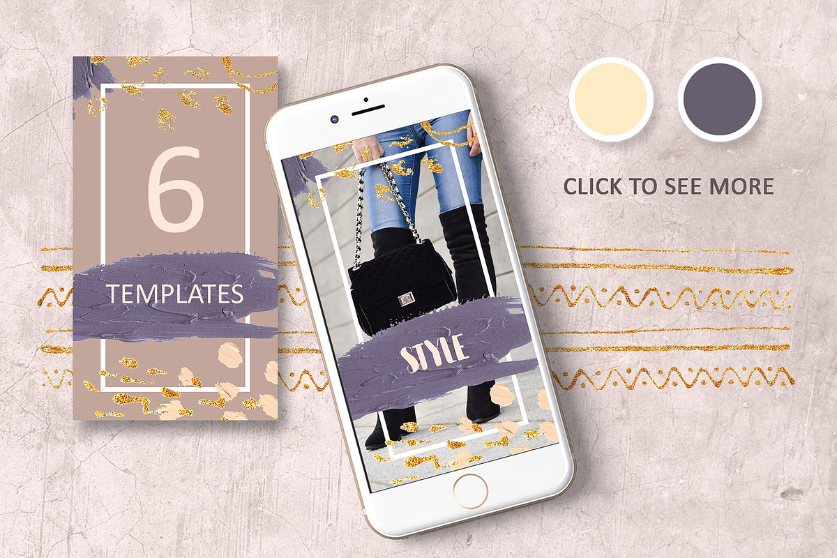 Instagram stories template, a Social Media Template by Integrity_store (Photo 7 of 9)