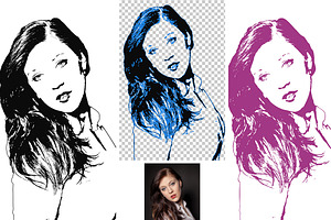 Vector Graphics Art Photoshop Action