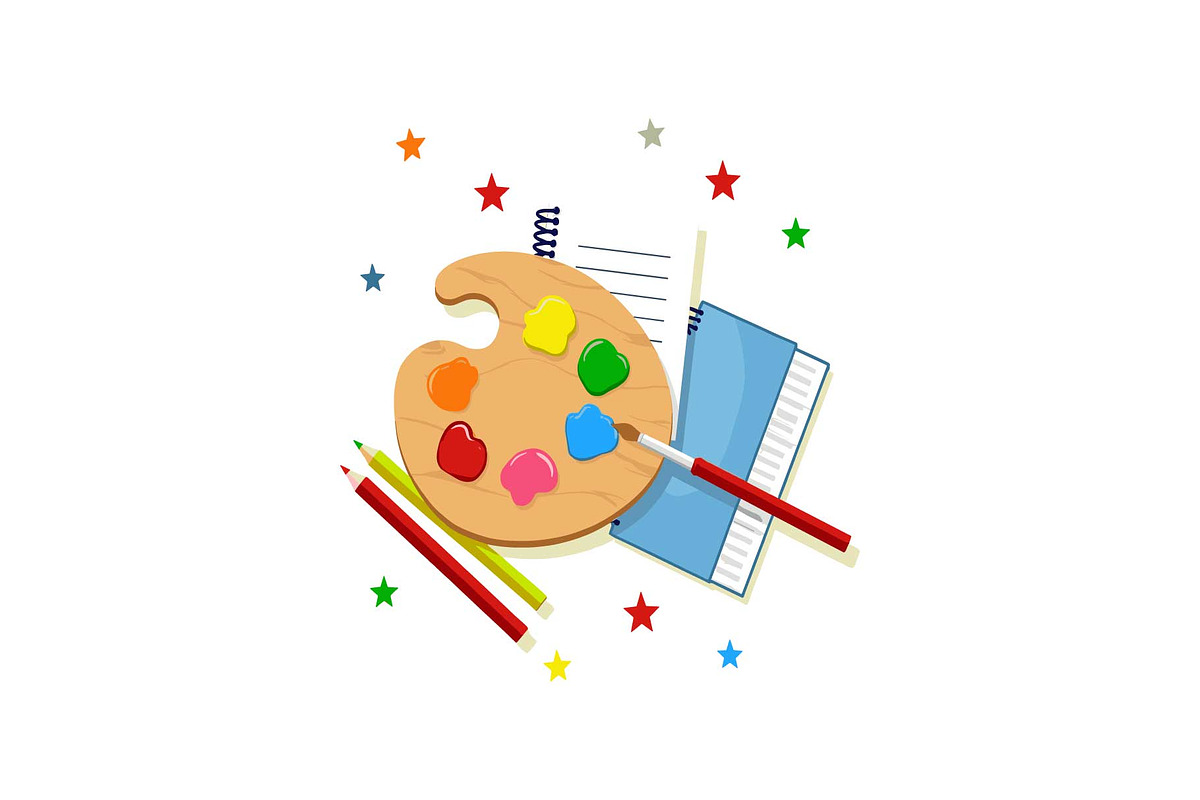Art Palette & Phone Clipart, an Object Graphic by Designs_River (Photo 13 of 16)