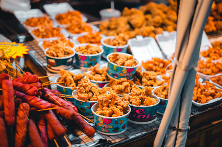 Street food in the market, a Food & Drink Photo by Art Rachen