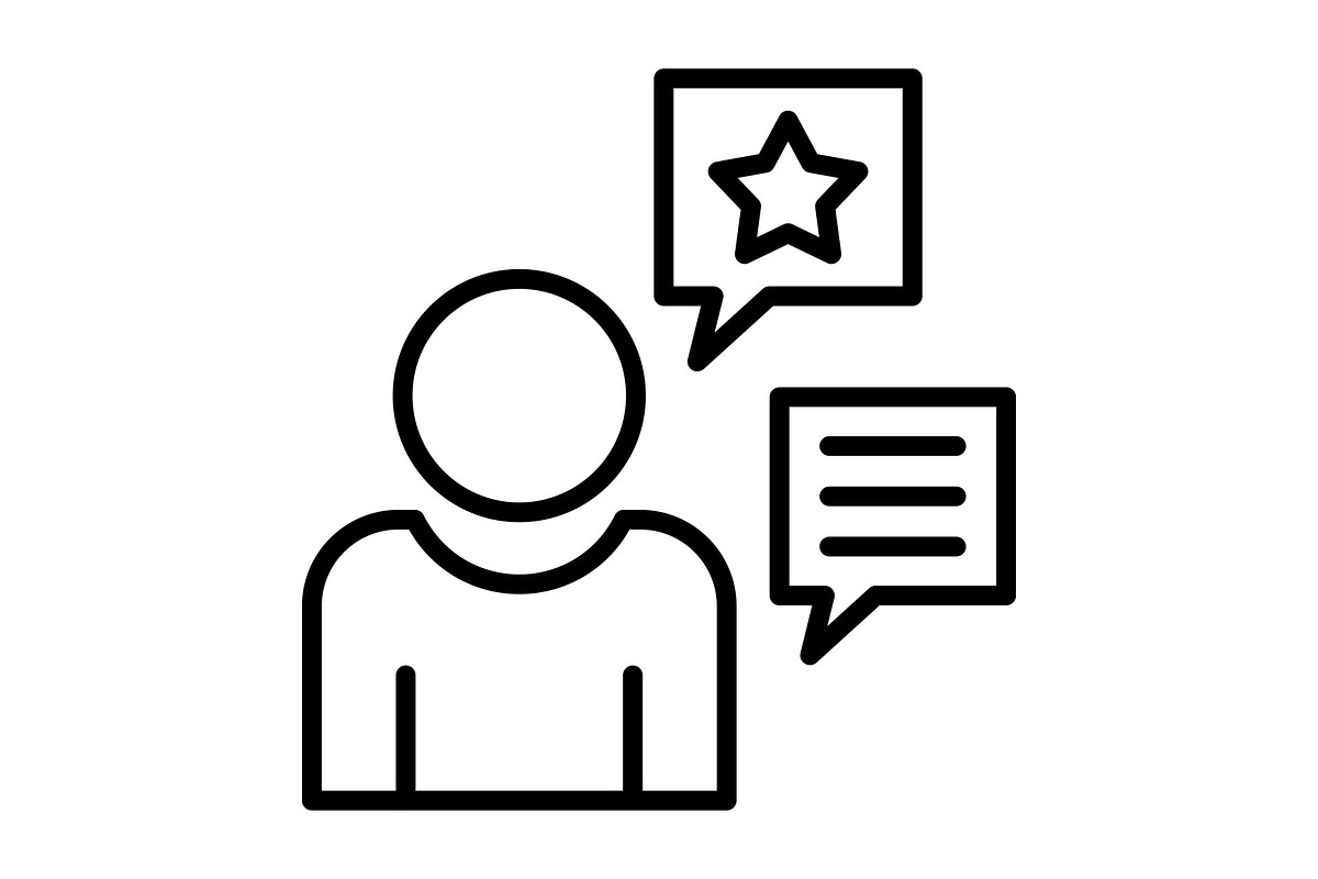 Feedback Line Icon, an Icon by Pexelpy