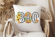 Floral Halloween Boo, an Illustration by DreamCafeArt (Thumbnail 3 of 6)