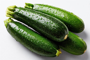 Fresh Green Zucchini Squash Water Dr, a Photo by Pixeness Studio