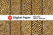 Realistic Cheetah Print Fur Texture, a Pattern Graphic by Artonix (Thumbnail 1 of 4)