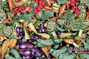 Veggies, a Pattern Graphic by Digital Art Creations