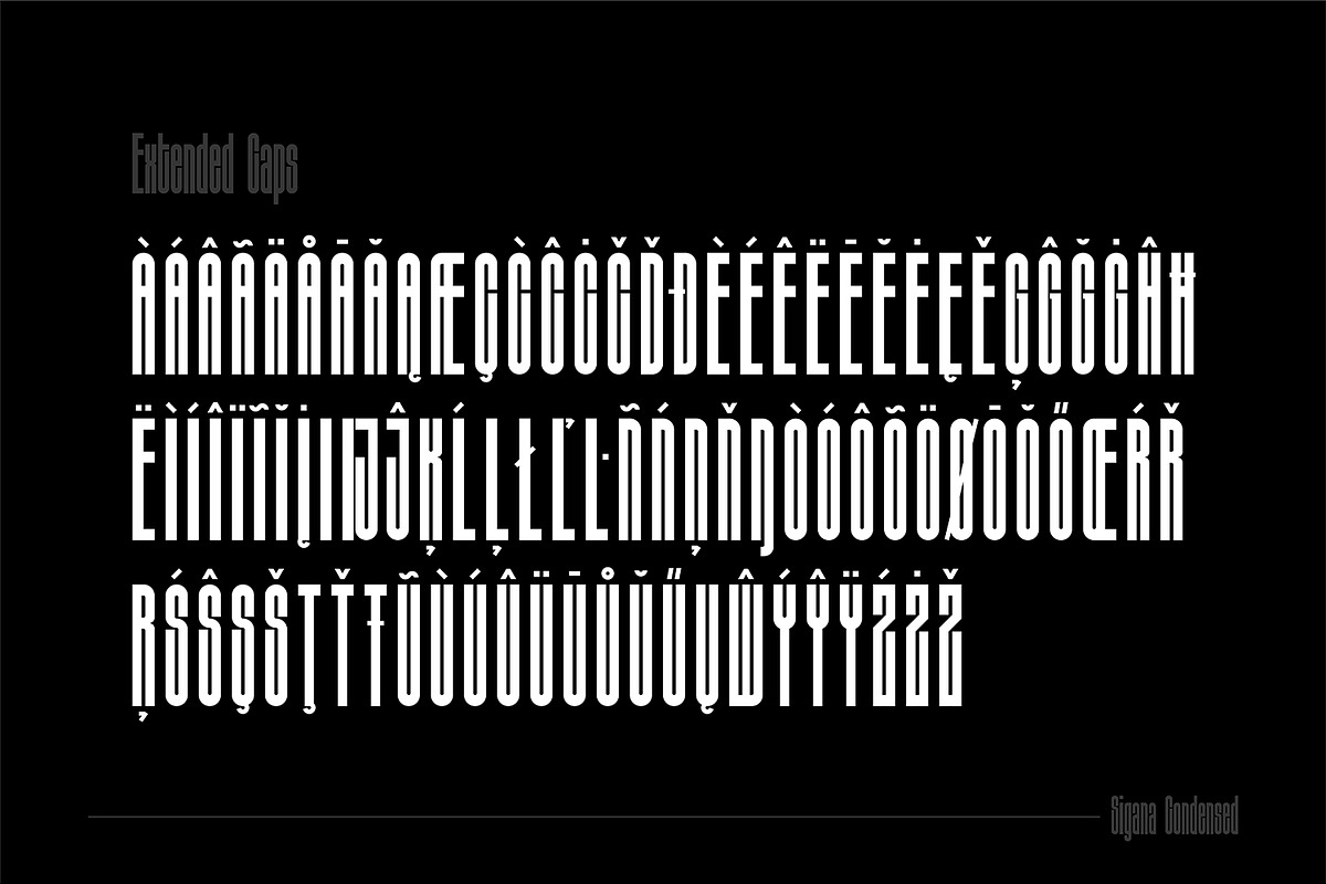 Sigana - Modern Display Font, a Sans Serif Font by Nenjo Studio (Photo 7 of 9)