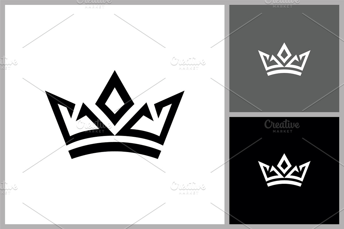 Minimalist Line Art Crown, a Branding & Logo Template by quadrazo (Photo 1 of 2)