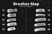 101 Photoshop Paint Stroke Brushes preview 4