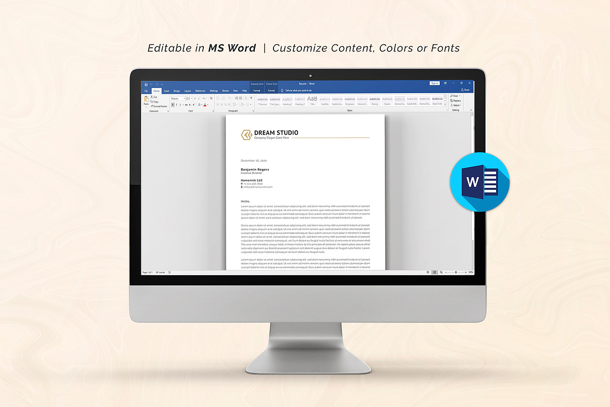 Letterhead, a Stationery Template by DesignDevisers (Photo 9 of 10)