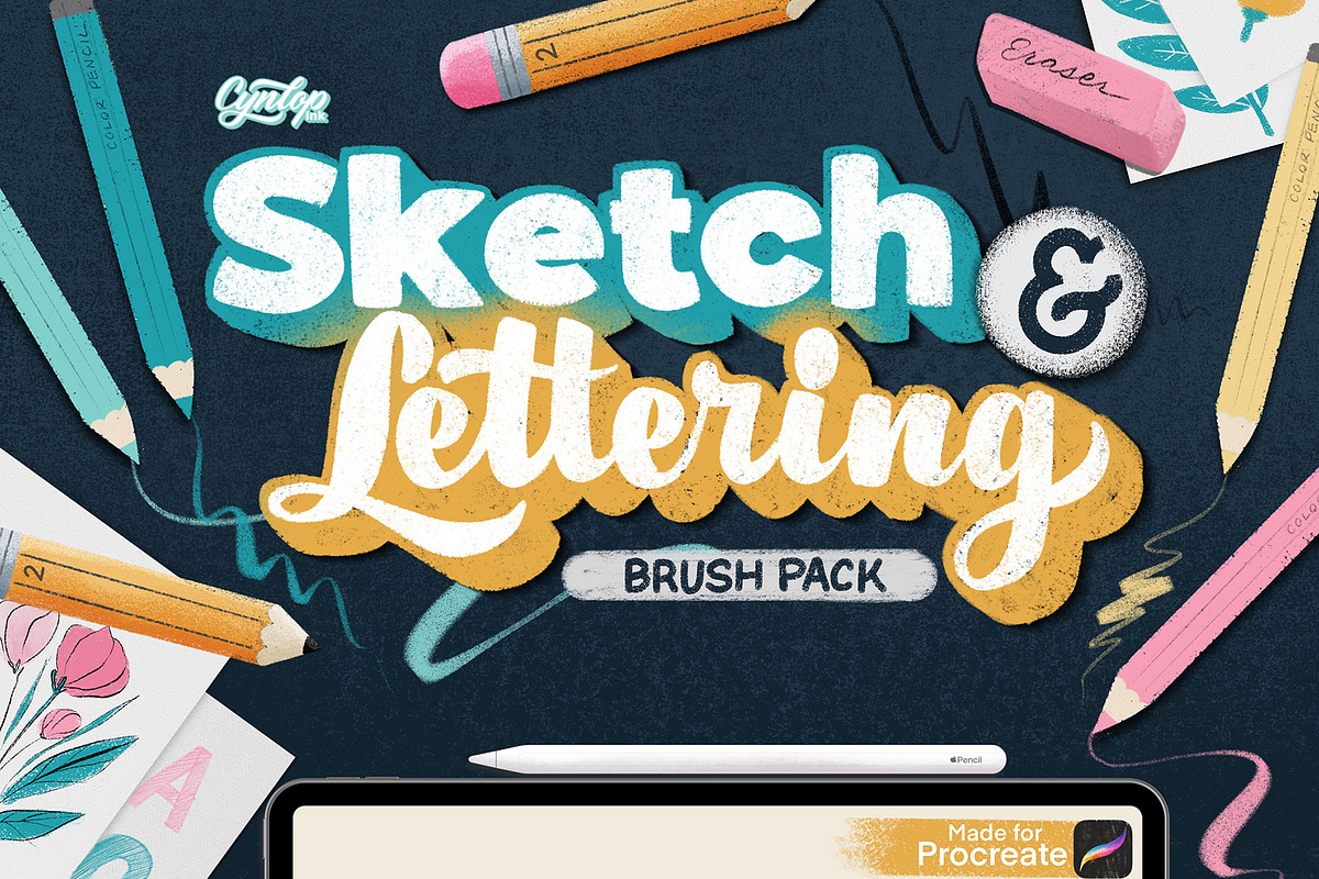 Procreate Sketch & Lettering Set