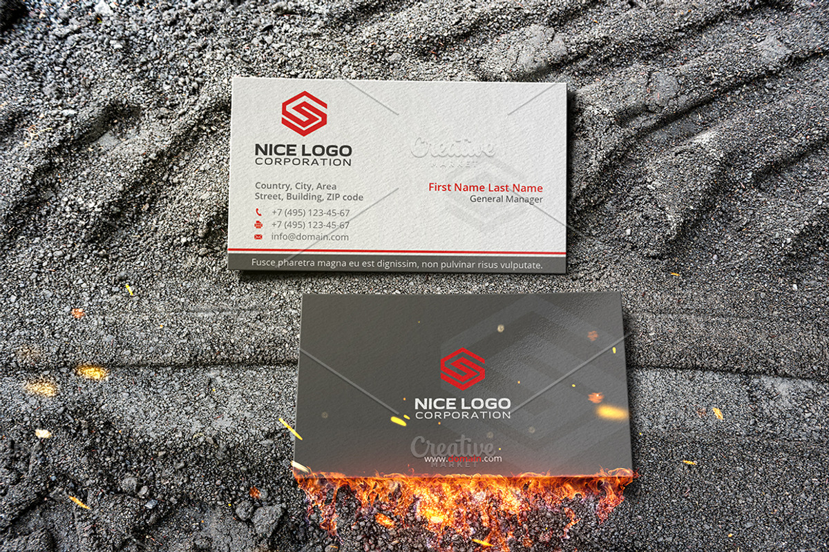 letter s business card, a Business Card Template by Indigo Graphic Shop (Photo 1 of 4)