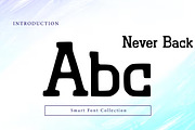 Never back, a Slab Serif Font by Wow Magic (Thumbnail 3 of 3)