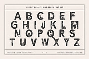 Holiday Galore - Hand-Drawn Font Duo, a Sans Serif Font by SilverStag Type Foundry (Thumbnail 30 of 39)