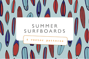 Summer Surfboard Pattern