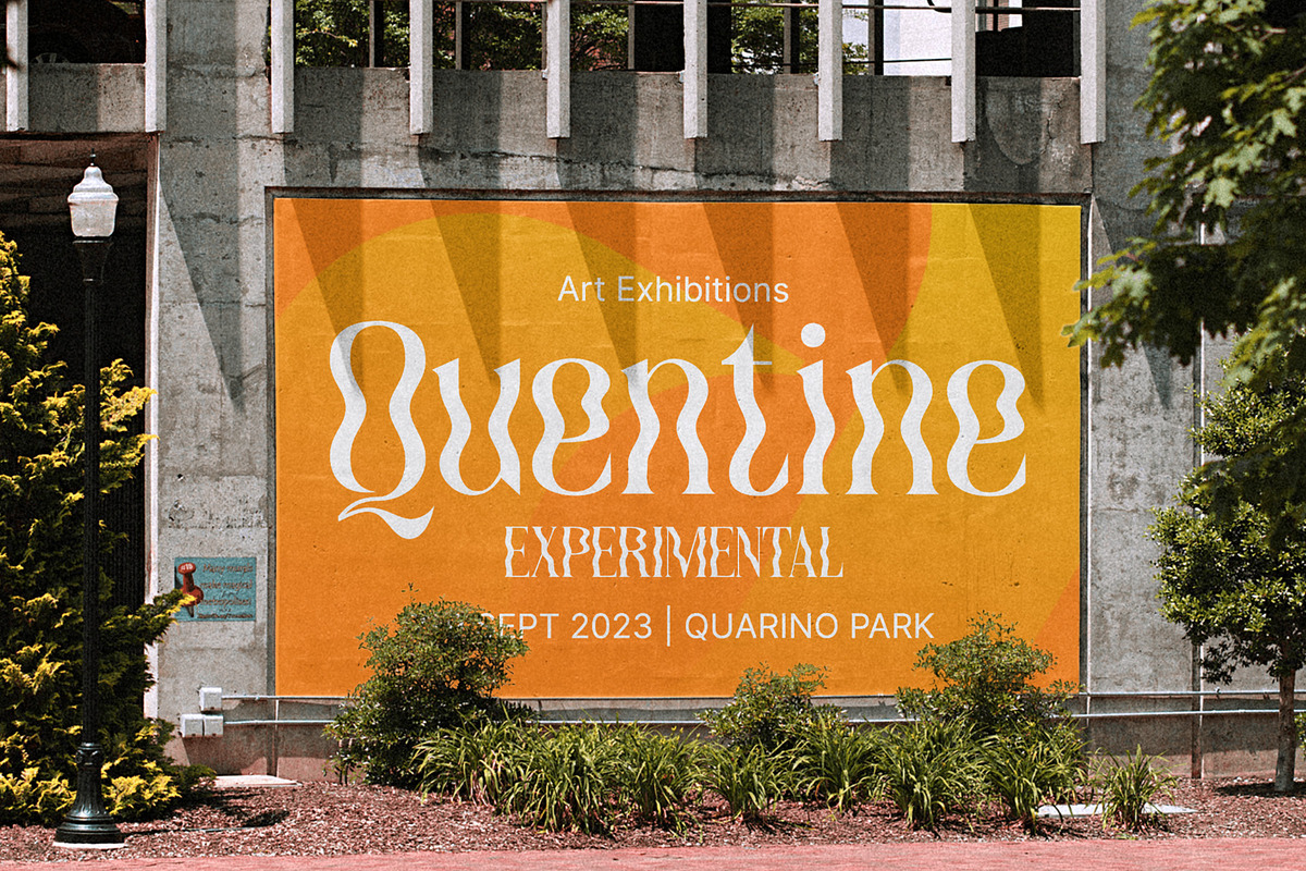 Quagey - Psychedelic Typeface, a Serif Font by Craft Supply Co. (Photo 6 of 8)