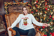 Christmas Sweatshirt Mock-Up, a Hoody Mockup by Freeman Studio (Thumbnail 10 of 12)