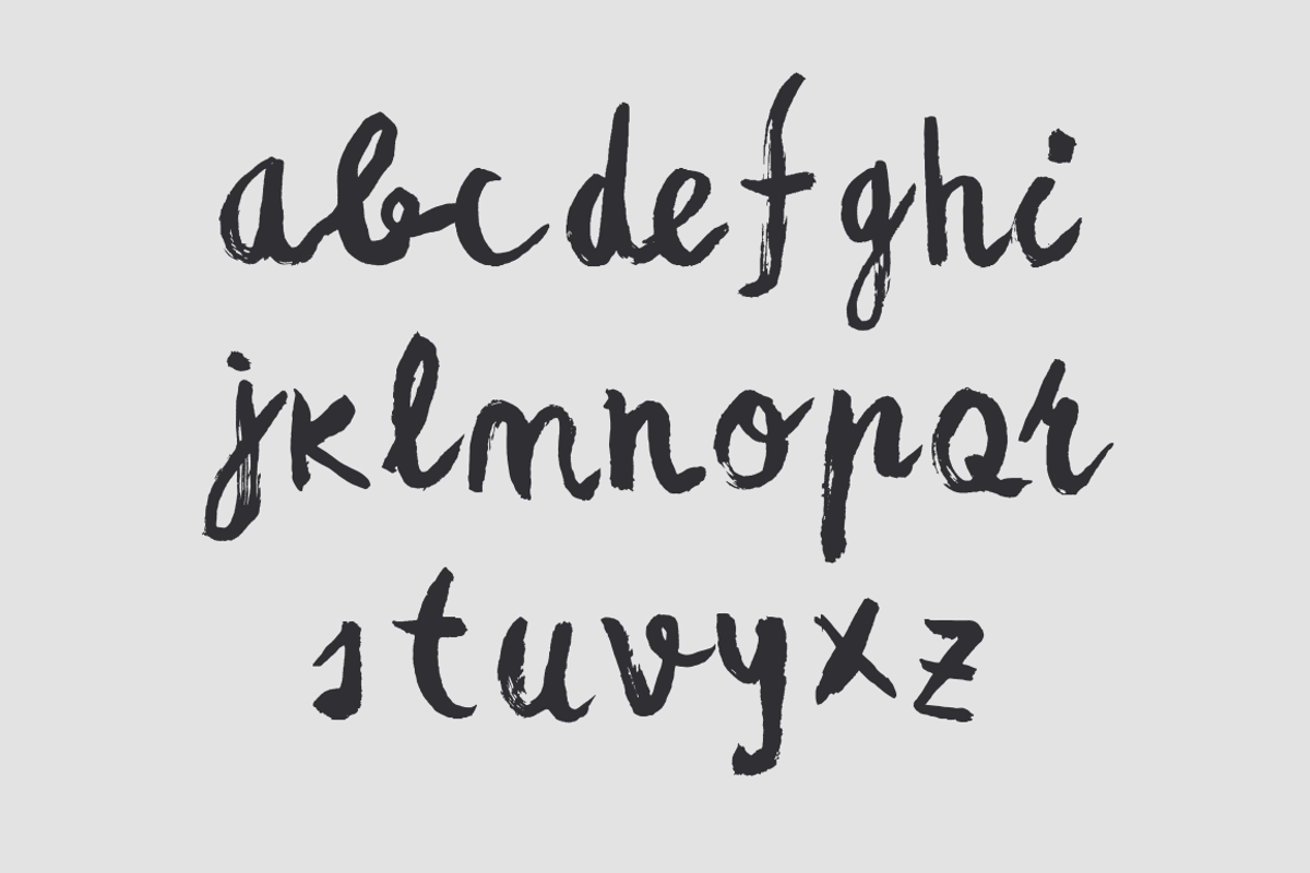 Besom Extended Brush Font preview 5