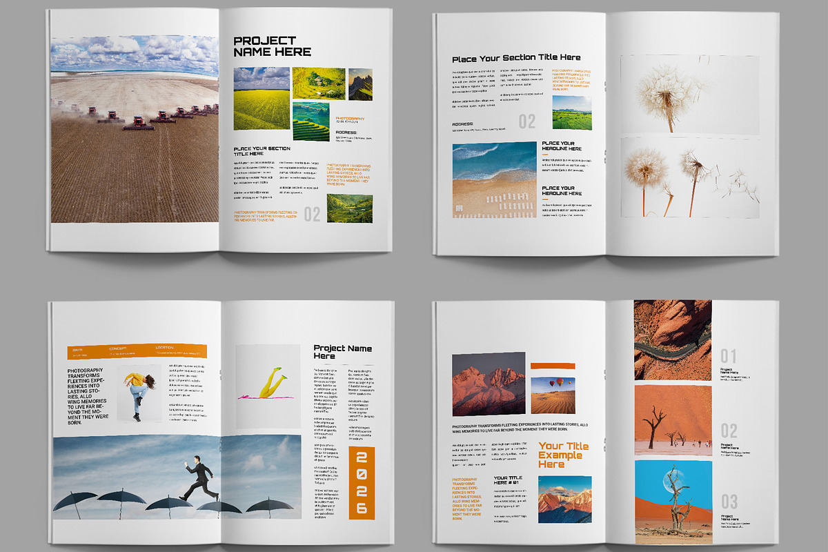 Photo Book Template, a Magazine Template by ContestDesign (Photo 3 of 3)