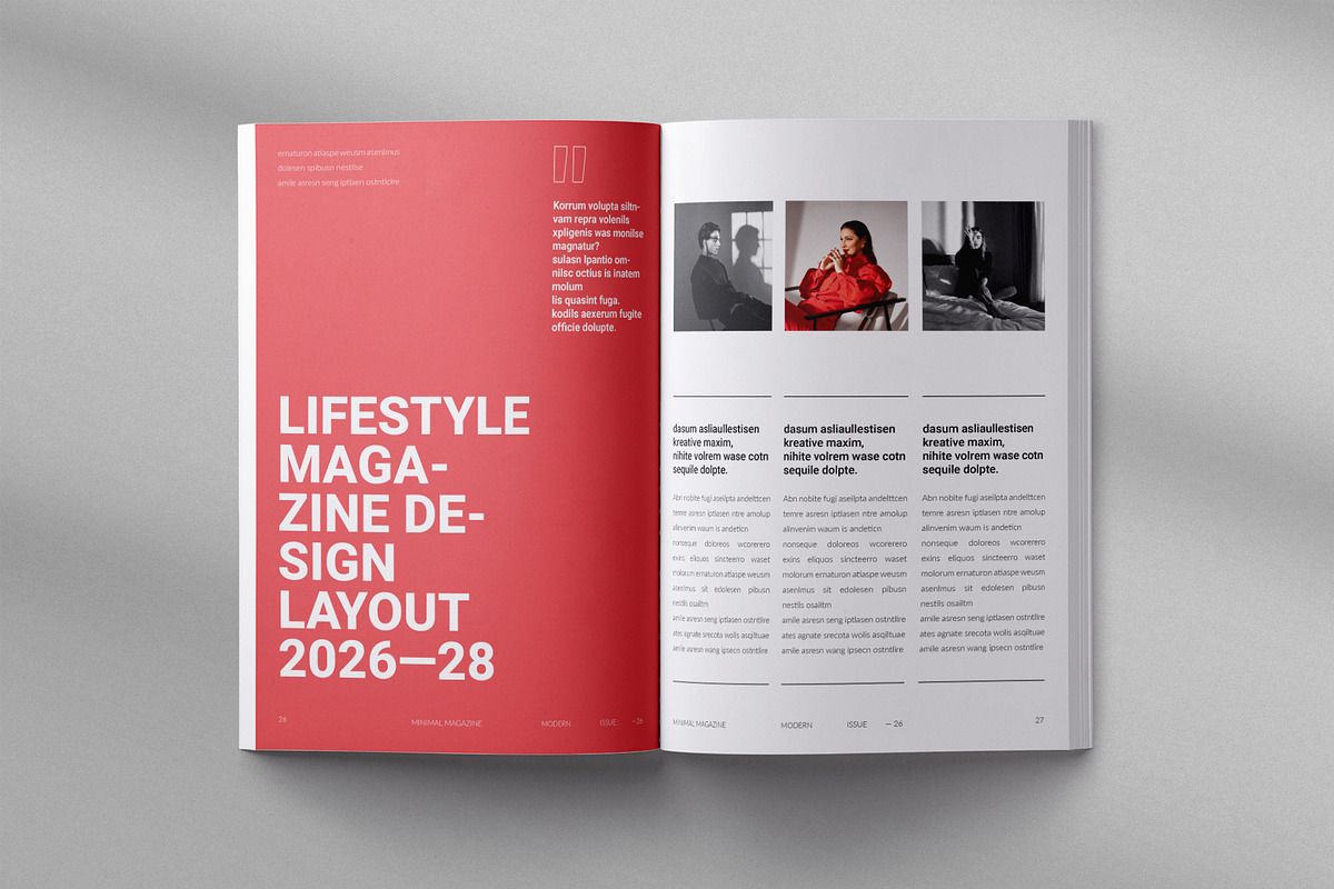 Magazine Template, a Magazine Template by ElvinPrint (Photo 13 of 17)