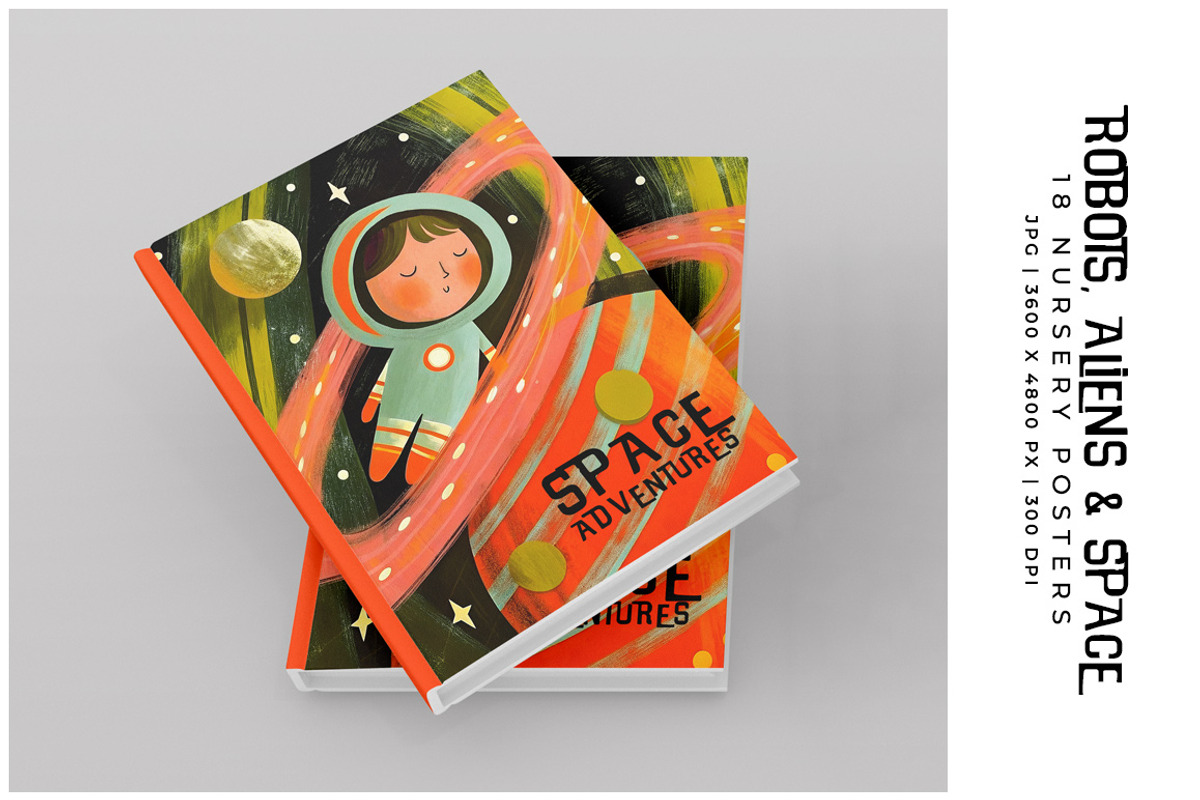 Robots, Aliens and Space, a Decorative Illustration by Digital Art Creations (Photo 6 of 6)