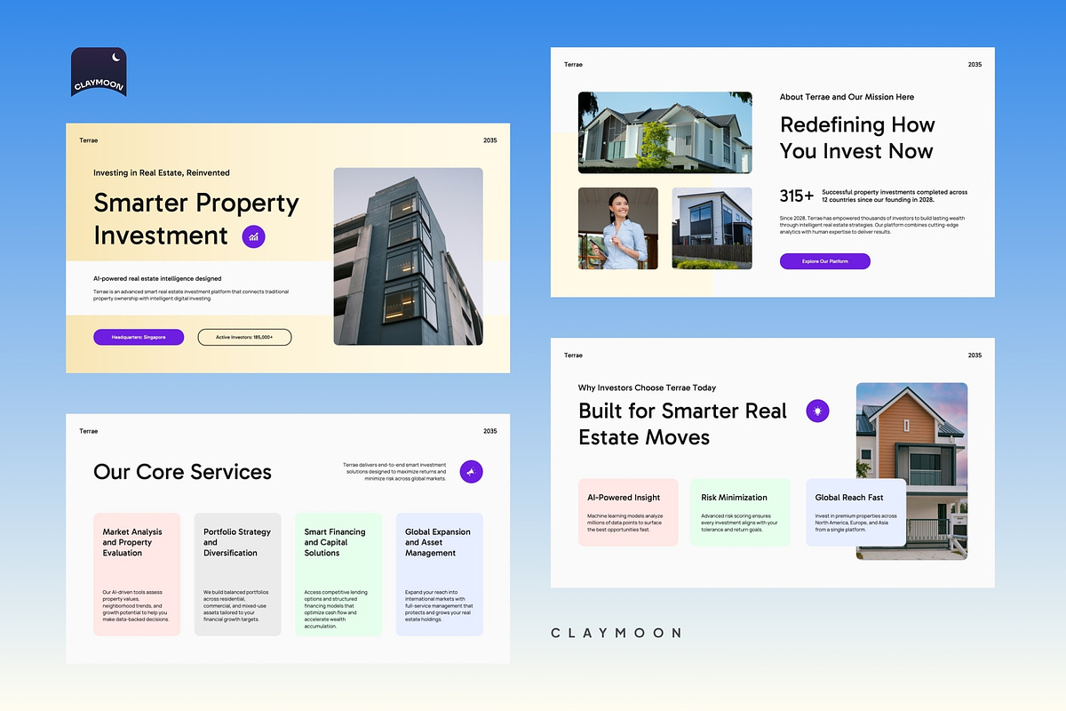 Smart Real Estate Investment, a Presentation Template by Claymoon Lab (Photo 3 of 7)
