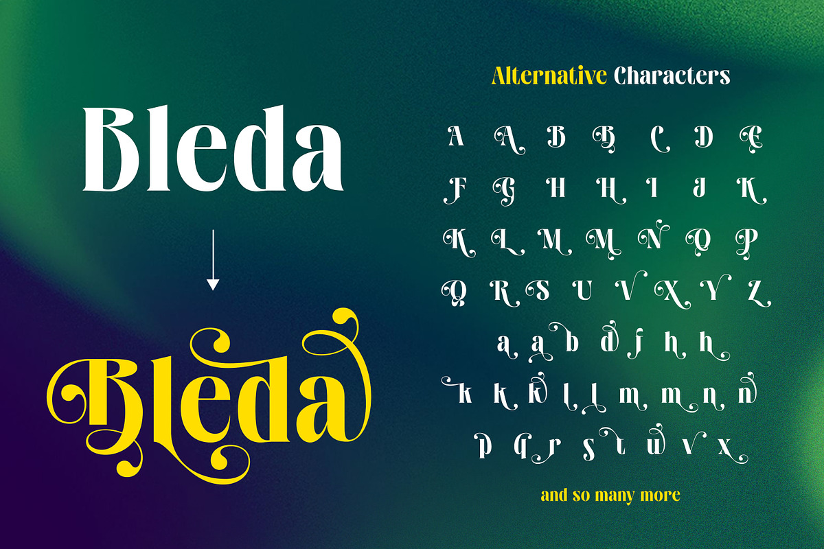 Nathen - Elegant Serif Display Font, a Serif Font by Ekahermawan (Photo 8 of 12)