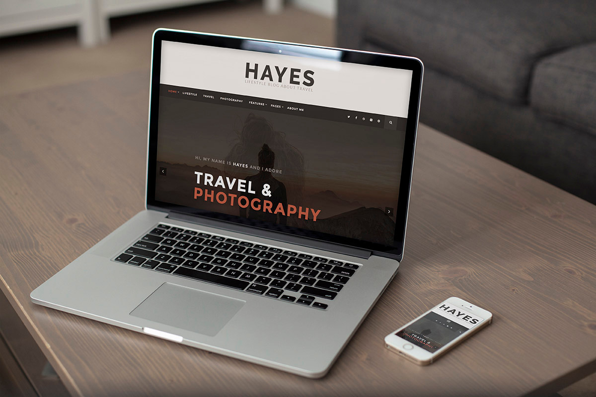 Hayes - WordPress Blog Theme, a WordPress Template by PremiumCoding (Photo 3 of 3)