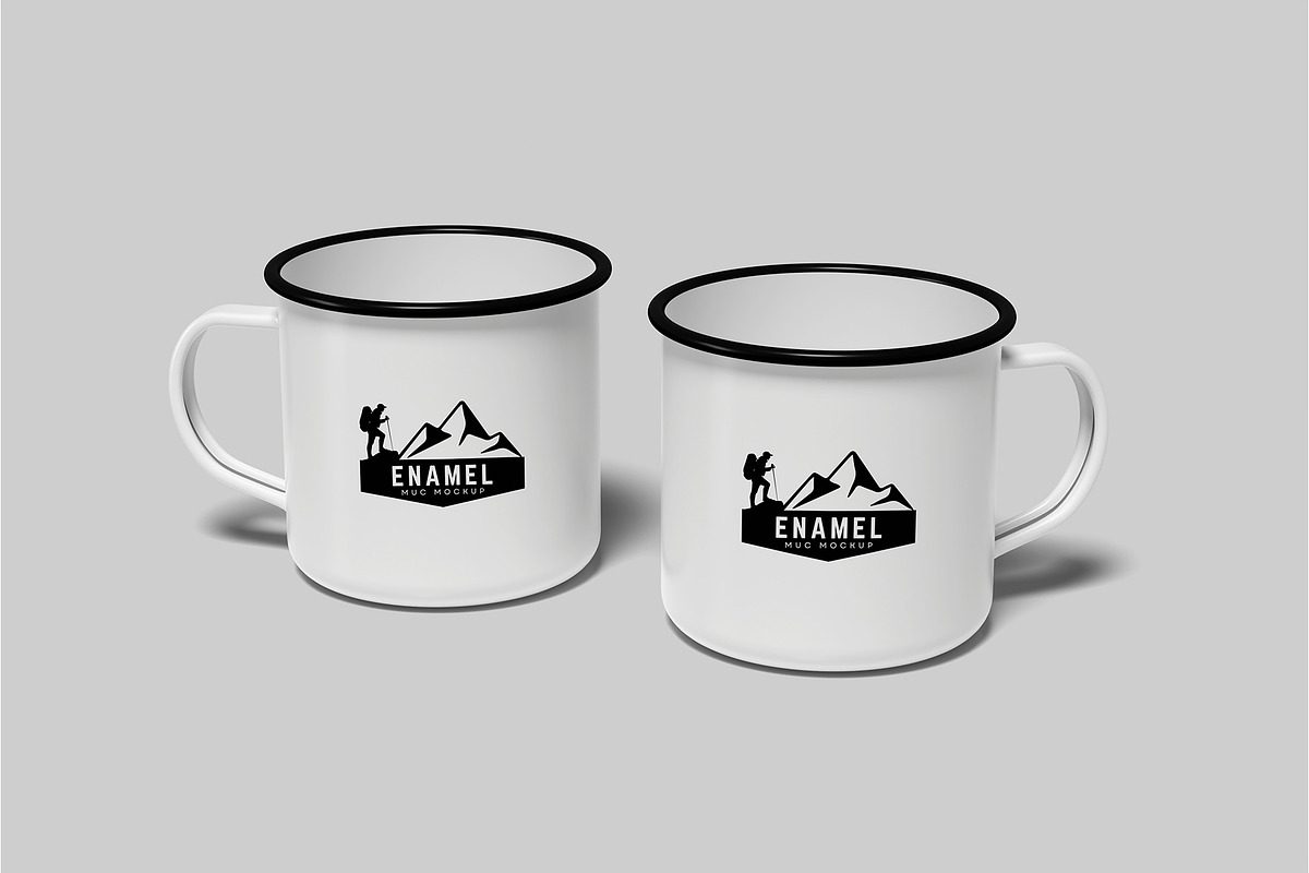 Enamel Mug Mockup, a Cups & Container Mockup by Graphiculon (Photo 7 of 11)