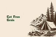 Chopwood Rough Woodcut Display Font, a Blackletter Font by Graphic Spirit (Thumbnail 6 of 8)