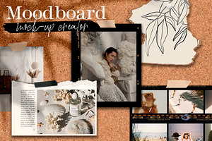 stylish moodboard mockup creator