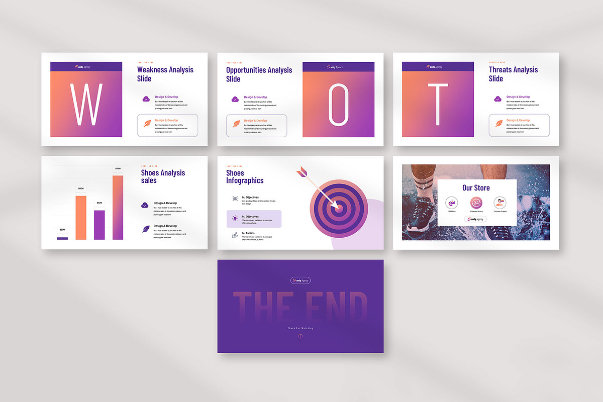 Snikers Shoes Store Presentation, a Presentation Template by KreateTribe (Photo 3 of 4)