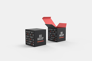 Cube Box Mockups