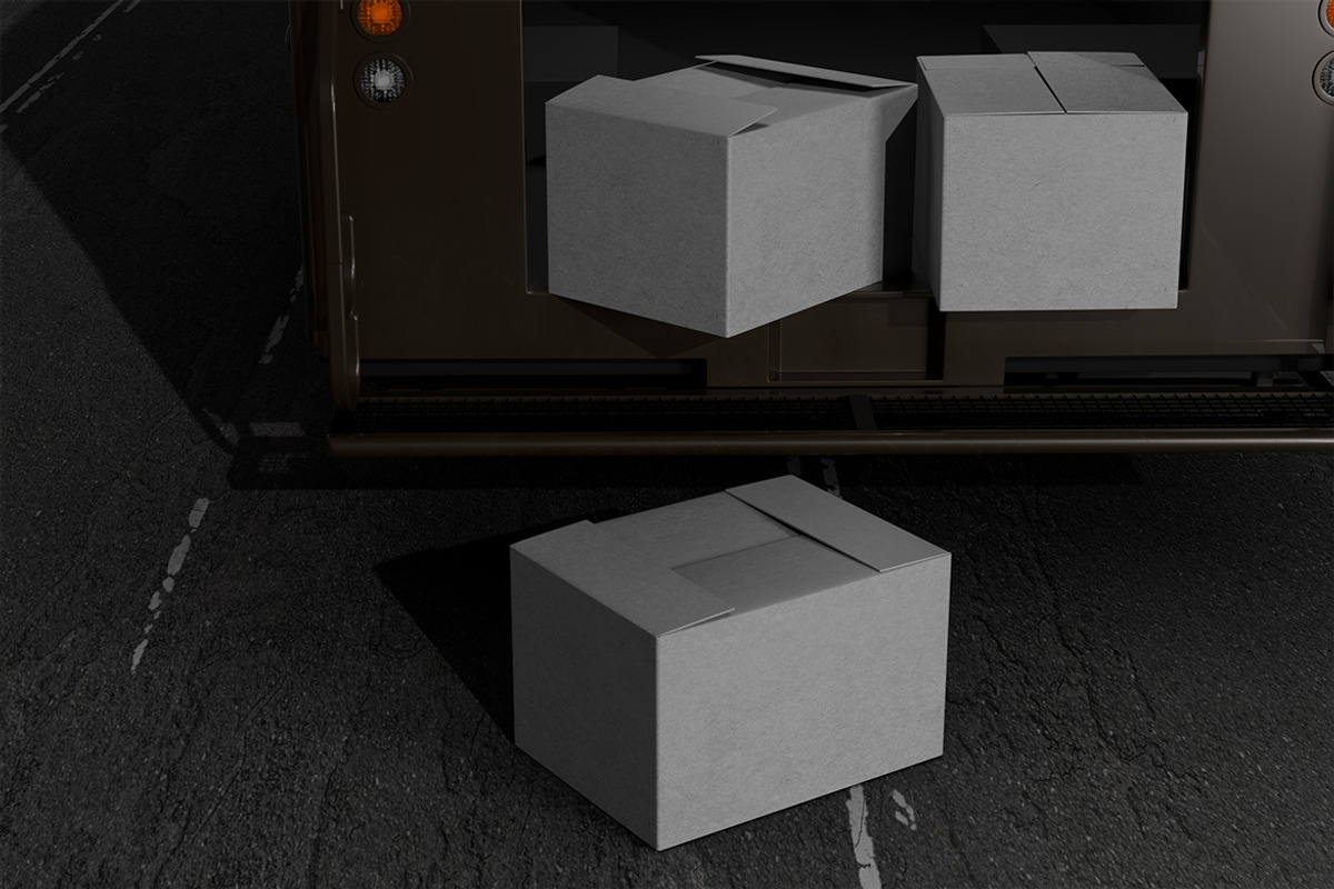 Shipping Cardboard Box Mockup, a Product Mockup by Mockupnine (Photo 5 of 7)