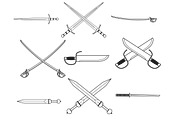 Swords Set 1 Procreate Brush Stamps, a Brush Add-On by Disasterology Ink (Thumbnail 9 of 10)