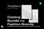 Fashion Costing Template Bundle, a Templates & Theme by The Fashion Work Store (Thumbnail 1 of 5)