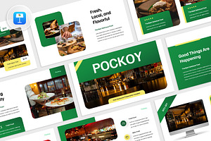 Pockoy - Restaurant Keynote, a Presentation Template by rgbryand