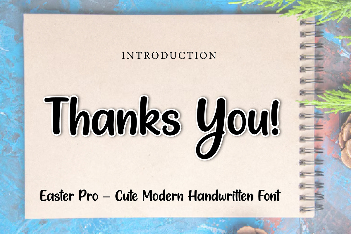 Easter Pro, a Handwritten Font by Wow Magic (Photo 3 of 3)
