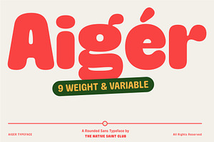TNSC Aiger -  Rounded Sans