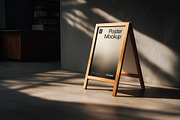 A-Frame Mockup DV-PS004, a Mockup by Divided.co (Thumbnail 1 of 3)