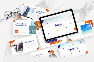 Traivy Travel Agency Google Slides