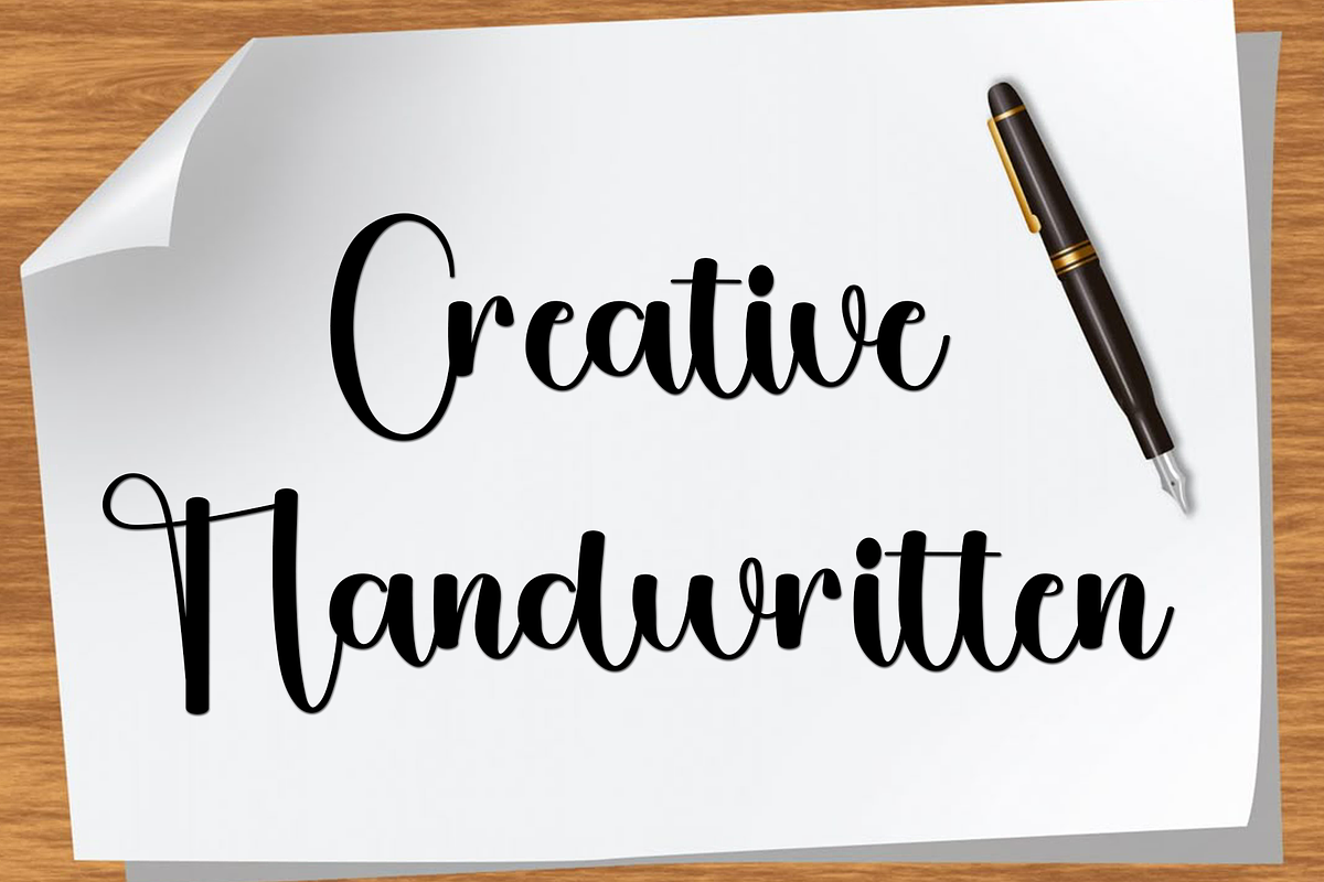 Graphic Handwriting, a Handwritten Font by InermediaSTUDIO (Photo 7 of 7)